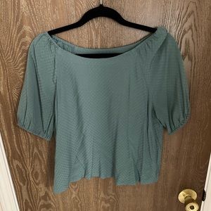 Loft Teal Top
